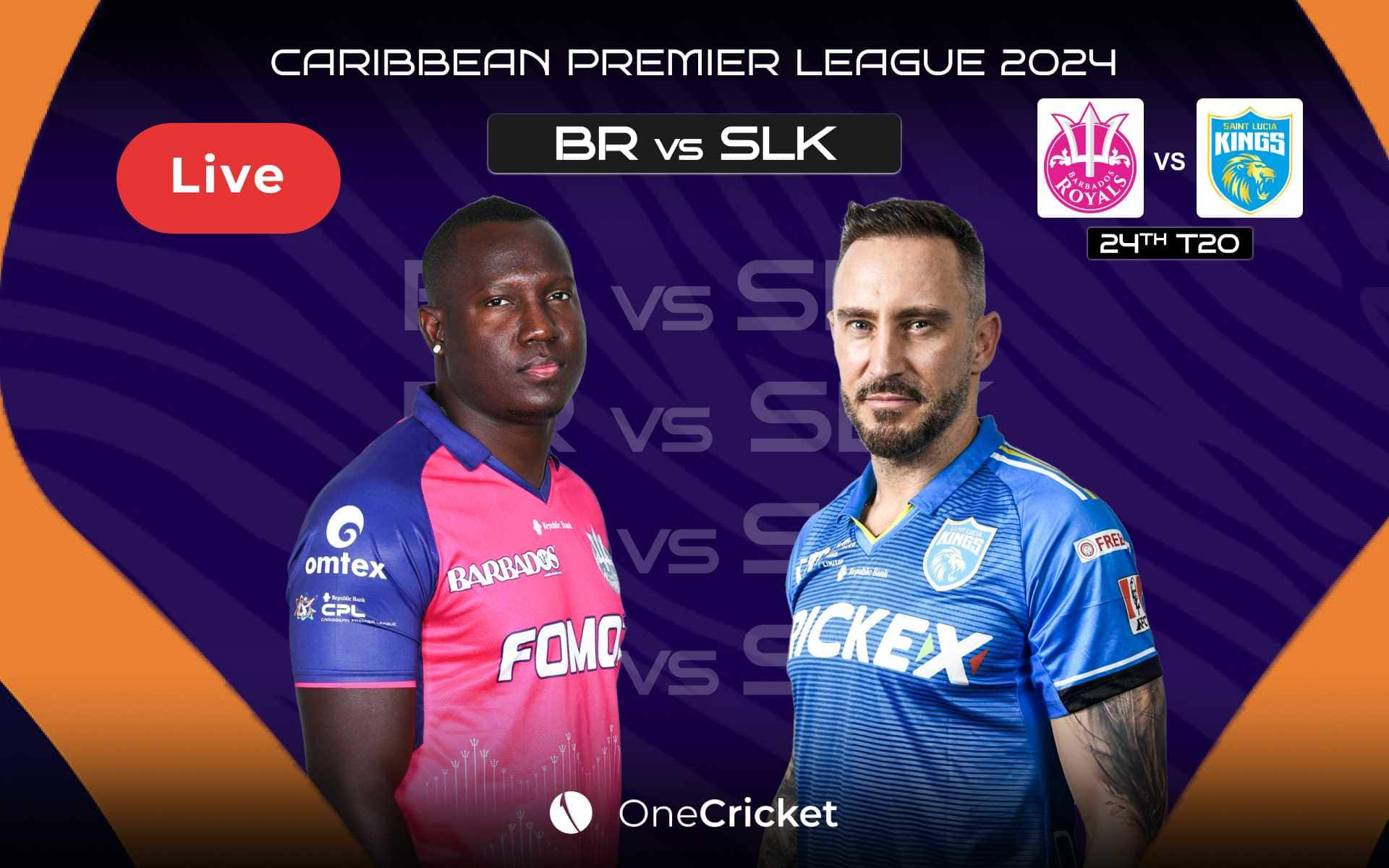 CPL 2024, BR Vs SLK, Match 24 Live Score Royals Eye Redemption After